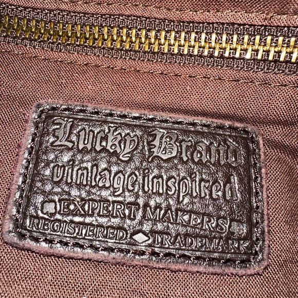 Lucky Brand Chevron Patchwork Leather Bag - Picture 5 of 7